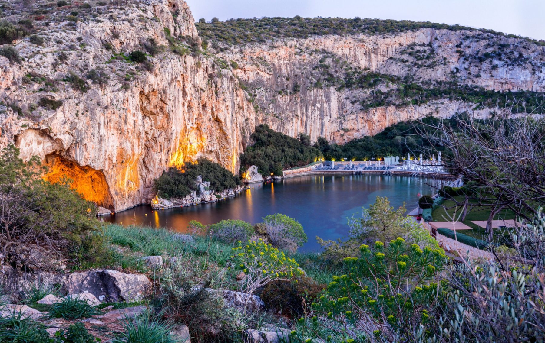 Lake Vouliagmeni Attica